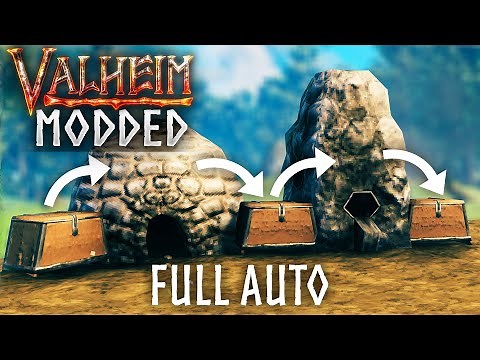 AUTOMATIC SMELTING FACTORY! Modded Valheim EP2
