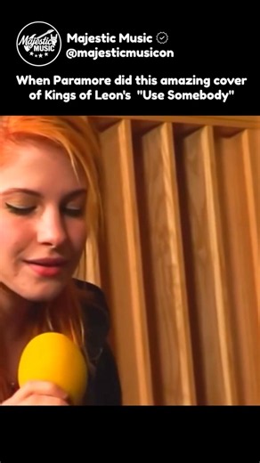 Use Somebody Cover by Paramore