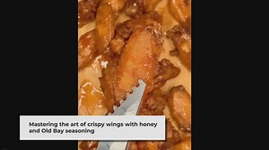 Honey Old Bay Chicken Wings Recipe - Krystels Cooking