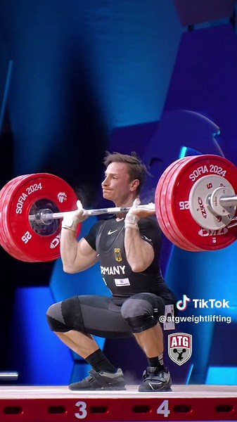 Max Lang 186kg Clean & Jerk | Paris 2024 Weightlifting