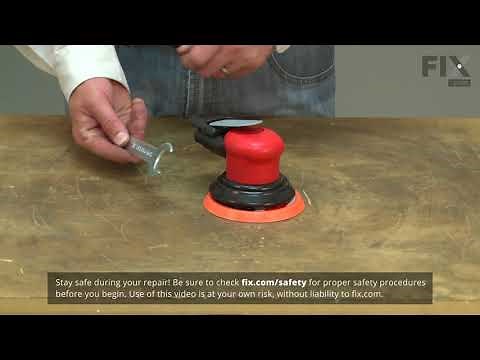 Dynabrade Sander Repair - How to Replace the Sanding Pad