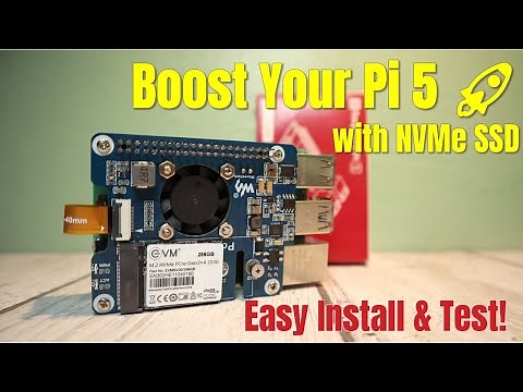 Install & Test NVMe SSD on Waveshare PoE M 2 HAT+ Raspberry Pi 5 Boot Setup
