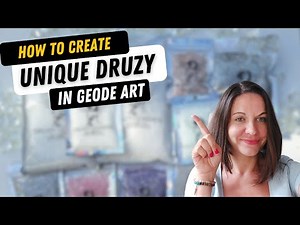 Secret Ingredients That I'm Using To Create Unique Druzy Look In Geode Resin Art ❤️