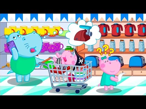 Hippo in the Supermarket Shopping 🦛🛒 | Kids Shopping Game Fun Gameplay Walkthrough 🎮 | Part 2