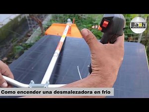 Como encender una desmalezadora en frio Bach Maquinarias