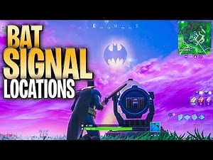 Light up different Bat Signals outside of Gotham City - BAT SIGNAL LOCATIONS: WELCOME TO GOTHAM CITY
