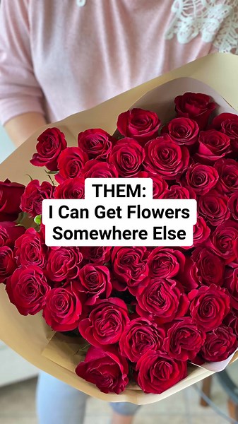 They not like us 😏❤️ #dallasflorist #dallasflowers