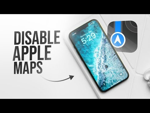 How to Disable Apple Maps on iPhone (tutorial)