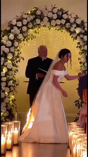 Bride’s dress catches fire and the whole wedding went into panic mode
