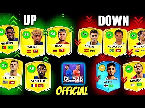 ✅ Biggest “DLS 26 Average Ups and Downs” Update | New Features & Player Ratings Changes! #dls26