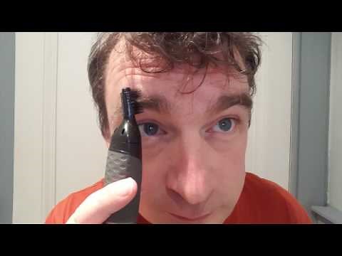Review and demo of Philips NT3160/10 Nose, Ear and Eyebrow Trimmer