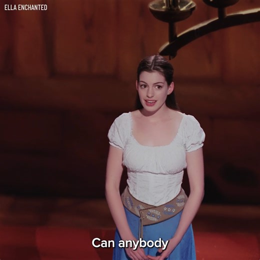 Impossible not to love Anne Hathaway in Ella Enchanted | Paramount Pictures