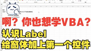 认识Label，给你的窗体添加上第一个控件！
