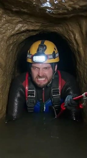 Cave Diver Trapped in Narrow Passage | Dramatic Rope Rescue Operation