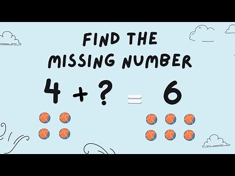 Find the Missing Numbers | Addition For Kids | Class 1 Maths
