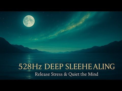 528Hz Deep Sleep Healing | Release Stress, Quiet the Mind & Restore Tonight (3 Hours)