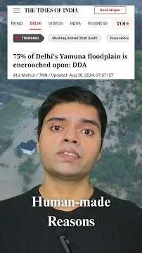 Natural disaster or Human made disaster? #shorts #floods #economics