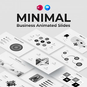 Minimal Powerpoint Presentation Template. Animated Infographic Template Powerpoint. Keynote Template. Clean Business Powerpoint Template. - Etsy