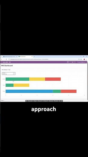 Oracle APEX Dynamic Stacked Bar Chart | Group & Split by Status #orclapex #oracleapps #oracleapps
