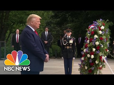 Live: Trump Participates In Memorial Day Tribute Events | NBC News