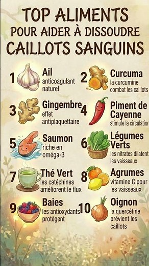 10 Aliments qui peuvent aider à réduire le risque de caillots sanguins | Circulation saine.