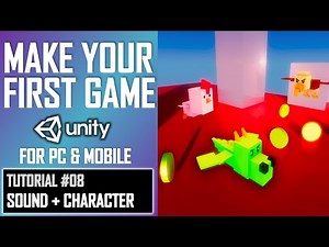 HOW TO MAKE YOUR FIRST GAME IN UNITY ★ #08 - PLAYER IMPORT + SOUND ★ LESSON TUTORIAL ★ JIMMY VEGAS