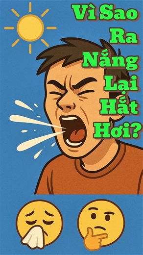😲 Ra Nắng Liền Hắt Hơi? – Bí Ẩn Khoa Học Đằng Sau Hiện Tượng “Photic Sneeze Reflex
