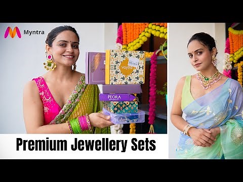Myntra Premium Jewellery Sets | Styling + Haul