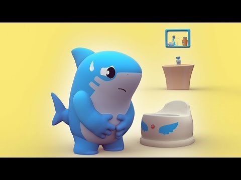 The Potty Song | Potty training song | Shark Academy Nursery Rhymes + More kids songs | Simple songs
