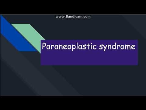 Paraneoplastic syndrome