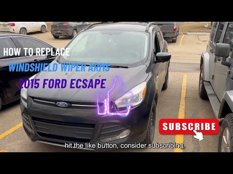 How To Replace Wiper Arms On 2015 (2013-2019) Ford Escape– Step-by-Step DIY Guide