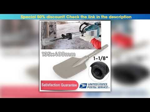 Manual Concrete Stone Shovel Breaker Clay Spade Chisel Jackhammer Groove Flat Chisel Masonry Tools