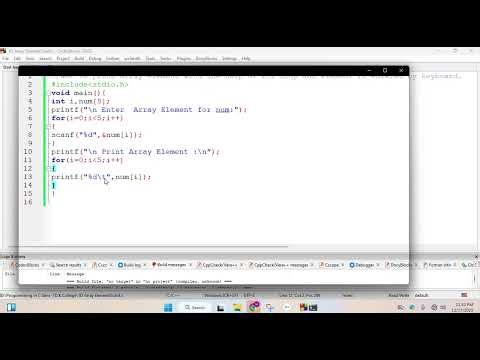 WAP to print Array Elements and elements are entered by the user