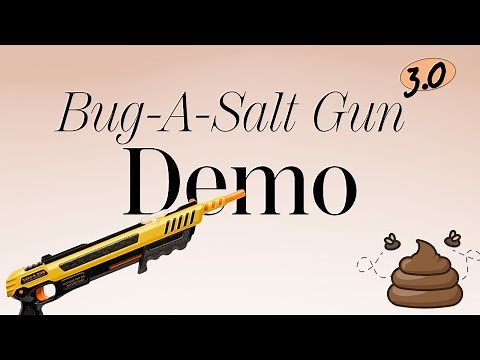 BUG-A-SALT Yellow 3.0 Fly Killer Gun Demonstration