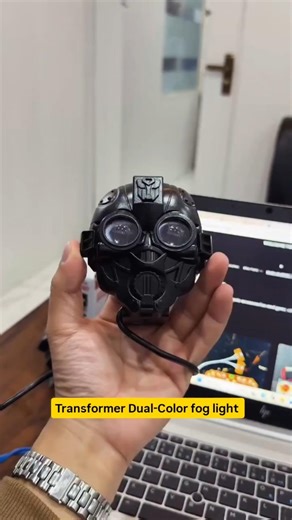 ⚡ Transformer Dual-Color Light with Flashing Mode ⚡🔁 #shorts #shortsfeed #foglights #foglamp