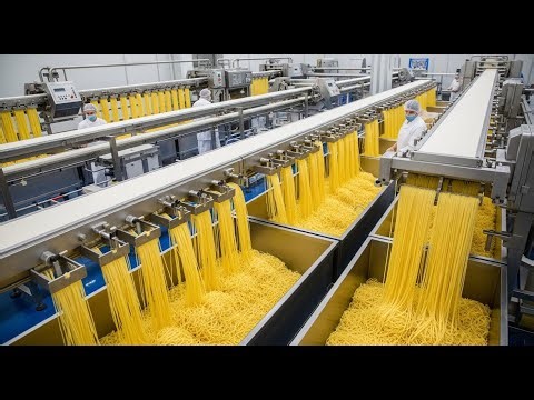 How Pasta Is Made in a Modern Factory | From Dough to Packaged Pasta