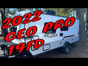 New 2022 ROCKWOOD GEO PRO 19FD FOREST RIVER Dodd RV Solar Off Road Review Tour Updated