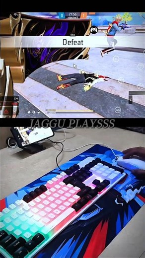 Free Fire Keyboard Mouse ⌨️🖱️📲 Gameplay #ggmousepro #shorts #mouse #viralvideo #freefire #keyboard