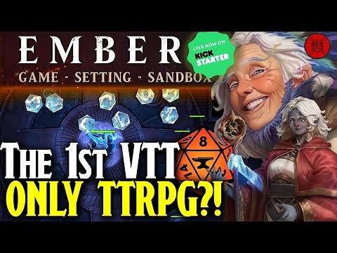 The 1st VTT ONLY TTRPG?! Foundry's EMBER Kickstarter First Look!