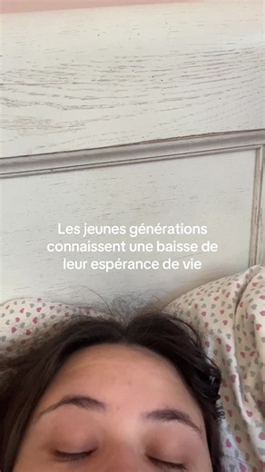 Les jeunes générations connaissent une baisse de leur espérance de vie