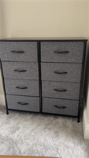 Stylish Chest of Drawers with 8 Foldable Compartments