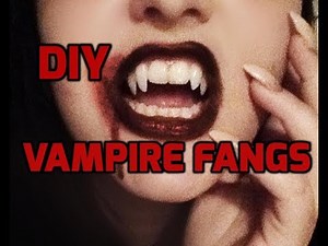 DIY Vampire Fangs