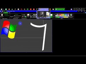 Windows 7 Black Edition logo MS Paint