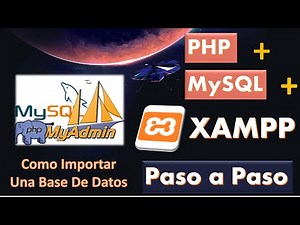Aprende a Importar Bases de Datos MySQL en phpMyAdmin con Xampp