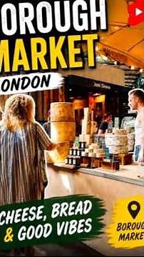 🇬🇧The best market in LONDON: Borough Market✨