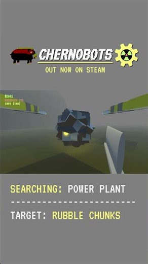 New Steam Procedural Generation Games 2026 - Chernobots - Removing Radioactive Rubble Chunks #shorts