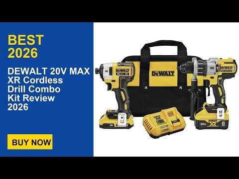 DEWALT 20V MAX XR Cordless Drill Combo Kit Review 2026
