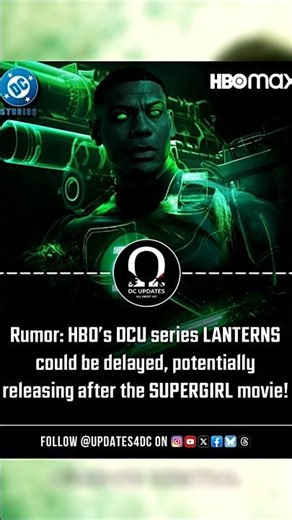 "🚨 DCU UPDATE: HBO’s Lanterns Series Delayed? Supergirl Movie to Release First #jamesgunn