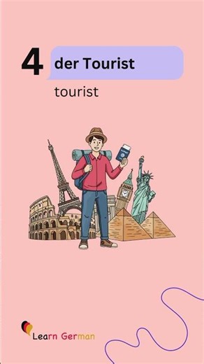 5 German Words a day – am Flughafen | at the airport | #learngerman | #shorts