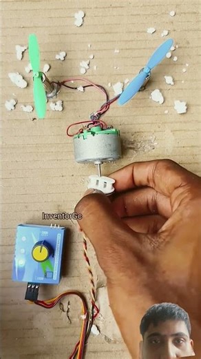 How I Generated Power with a Small BLDC Motor #shots